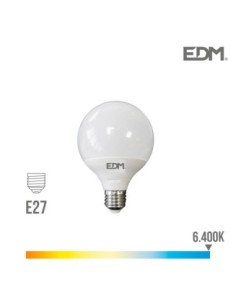 BOMBILLA GLOBO LED Ø 95 MM E27 10W 810 LM 6400K LUZ FRIA EDM