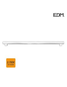 LINESTRA LED 2 CASQUILLOS S14S 18W 1450 LM 2700K LUZ CALIDA Ø 3   100 CM EDM