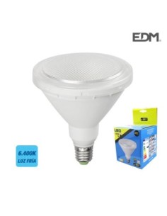 BOMBILLA PAR38 LED E27 15W 1200 LM 6400K LUZ FRIA IP64 EDM