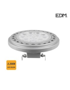 BOMBILLA LED AR111 G53 12W 12V 900 LM 3200K LUZ CALIDA EDM