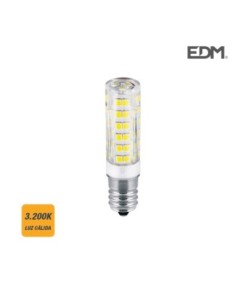 BOMBILLA PEBETERO LED E14 4,5W 400 LM 3200K LUZ CALIDA EDM