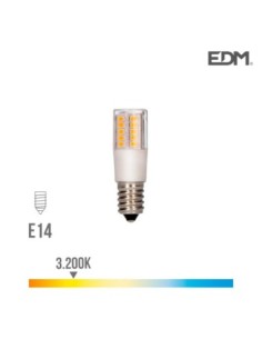 BOMBILLA PEBETERO LED E14 5,5W 650 LM 3200K LUZ CALIDA EDM