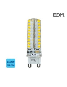 BOMBILLA G9 SILICONA LED 4,5W 300 LM 6400K LUZ FRIA EDM
