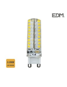 BOMBILLA G9 SILICONA LED 4,5W 300 LM 3200K LUZ CALIDA EDM