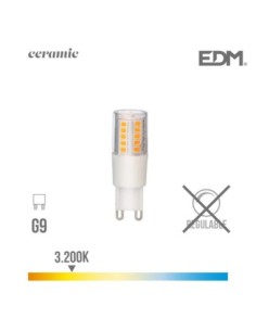 BOMBILLA G9 LED 5.5W 650 LM 3200K LUZ CALIDA BASE CERAMICA EDM