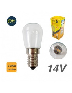 *ULT.UNIDADES* BOMBILLA PEBETERO LED CLARA ''14V'' E14 1,5W 70 LM 3200K LUZ CALI