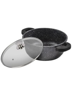 CACEROLA AL.IN.SUPREME BLACK ALTA 32CM