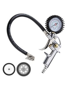 PISTOLA CON MANOMETRO PARA COMPRESOR DE INFLADO