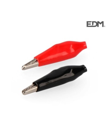 PINZA COCODRILO 2 UNIDADES 1 ROJA I 1 NEGRA