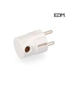 CLAVIJA SCHUKO T-TL S-LATERAL 4,8MM RETRACTILADA EDM