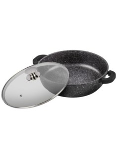 CACEROLA AL.IN.SUPREME BLACK BAJA 36CM