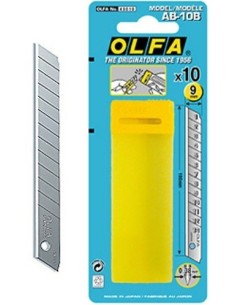 CUCHILLA AB 10B 9 80MM   10 UNIDADES