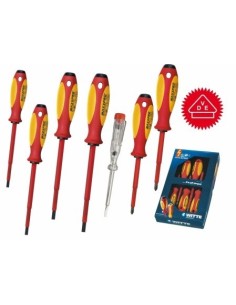 DESTORNILLADOR AISLO 1000V SEGURIDAD 7PZ