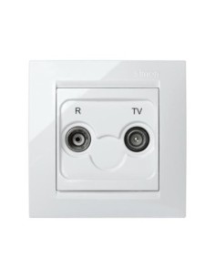 BASE ANTENA 2 TOMAS EMPOTRAR FINAL BL SERIE 15