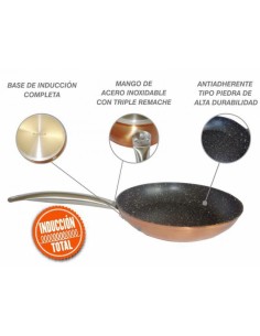 SARTEN ALUM. FORJADO PROF. 30CM