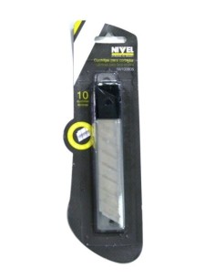 CUCHILLA CUTTER 18MM NIVEL 10 PZ
