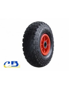 RUEDA CARRETILLA SACO MACIZA PVC  700GR