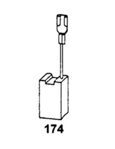 ESCOBILLA HTA,ELEC PVC BOSCH 1128X  ASEIN 2 PZ
