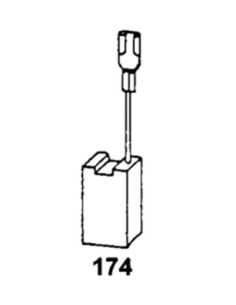 ESCOBILLA HTA,ELEC PVC BOSCH 0119J  ASEIN 2 PZ
