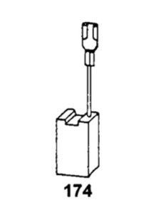 ESCOBILLA HTA,ELEC PVC CASALS 1423J ASEIN 2 PZ