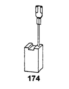 ESCOBILLA HTA,ELEC PVC BOSCH-SPIT 1153J ASEIN 2 PZ