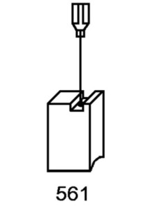 ESCOBILLA HTA,ELEC PVC BOSCH 0114J ASEIN 2 PZ