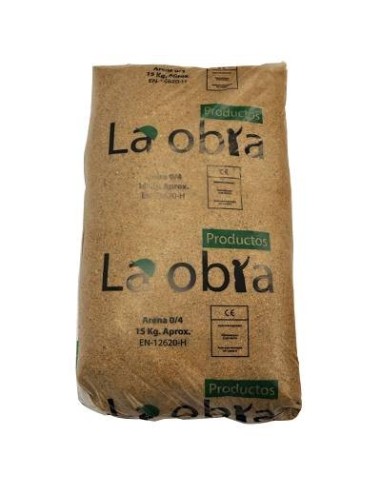 SACO ARENA DE RIO LA OBRA 15KG