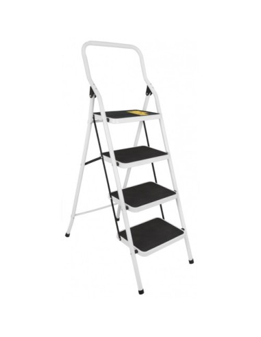 Escalera tubular plegable Pretul 4 peldaños
