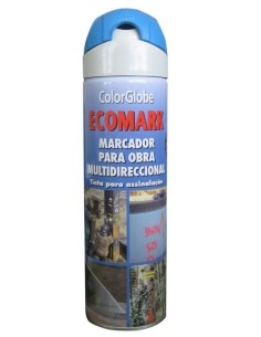PINTURA MARCAJE OBRA SPRAY AZUL 500ML