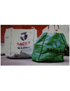 SACO ESCOMBRO CON RECOGIDA 1000KG RAFIA BL SACO 3