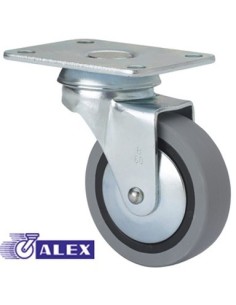 RUEDA ALE  030MM PL,070 055 015KG,LISO GOM