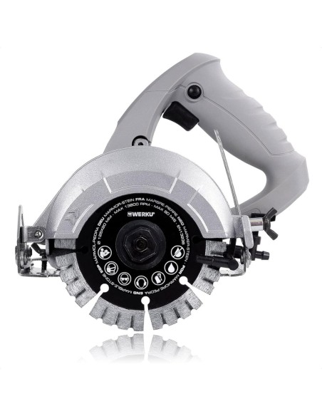 Werku WK400740, Sierra Circular Mármol Piedra, Potencia 1250 W, Diámetro Disco 1