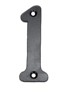 NUMERO SEÑAL ATORN, 100MM '1' FORJADO NE EL ZORRO