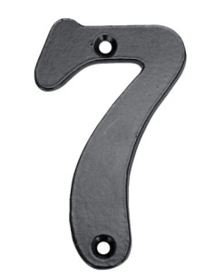 NUMERO SEÑAL ATORN, 100MM '7' FORJADO NE EL ZORRO