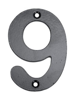 NUMERO SEÑAL ATORN, 100MM '9' FORJADO NE EL ZORRO