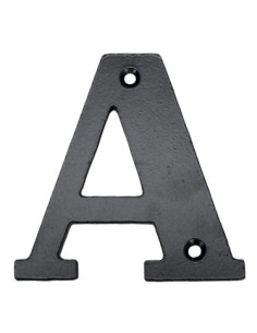 LETRA SEÑAL CLAVAR 100MM 'A' H,FORJ NE EL ZORRO