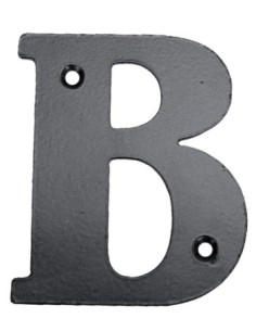 LETRA SEÑAL CLAVAR 100MM 'B' H,FORJ NE EL ZORRO