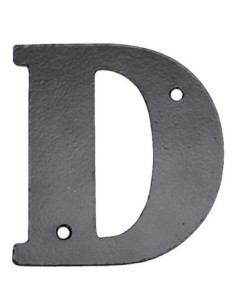 LETRA SEÑAL CLAVAR 100MM 'D' H,FORJ NE EL ZORRO