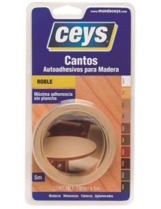 CANTO PARA MADERA 5MT,ROBLE 850202