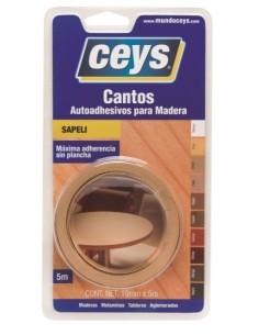 CANTO PARA MADERA 5MT,SAPELI OSCURO 850402