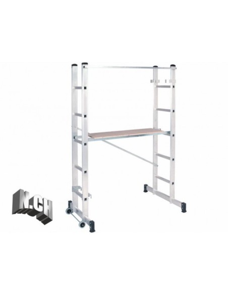 ESCALERA ANDAMIO ALUMINIO 5+5