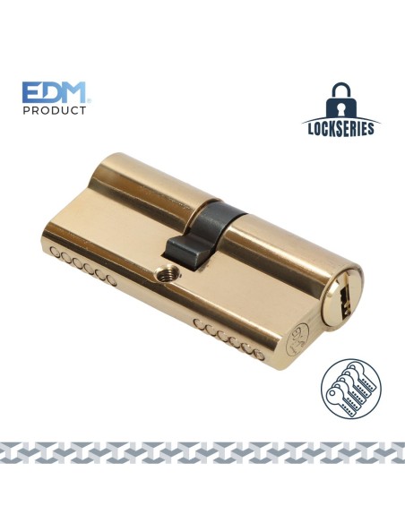 BOMBIN LATON 35+35MM TOTAL 70MM CON 5 LLAVES DE SEGURIDAD INCLUIDAS