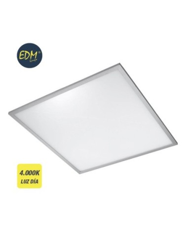 PANEL LED MEDIDAS: 60 60 1CM EMPOTRABLE 4.000K LUZ DIA 3.400 LUMENS EDM