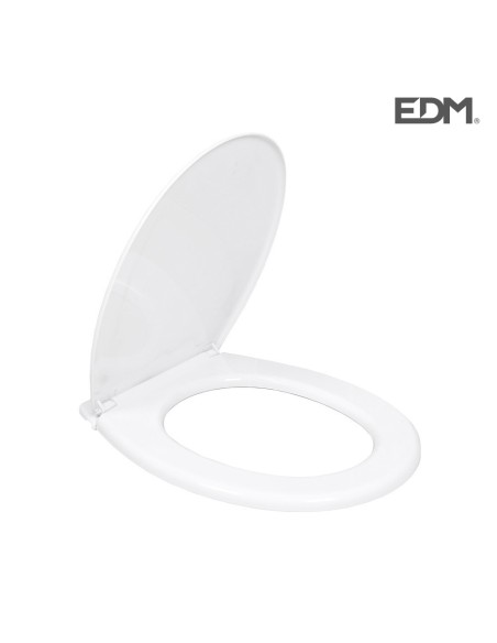 TAPA WC BASIC BLANCA 600GR CON TORNILLOS EDM