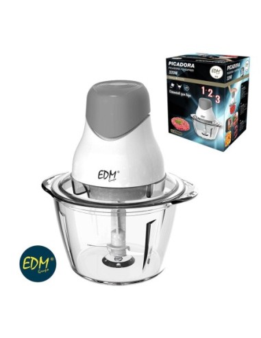 PICADORA CON RECIPIENTE DE CRISTAL   320W   EDM