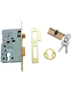 CERRADURA EMBUTIR 2010P ENTRADA 60MM CUADRA,NIQUEL 2010P60HN