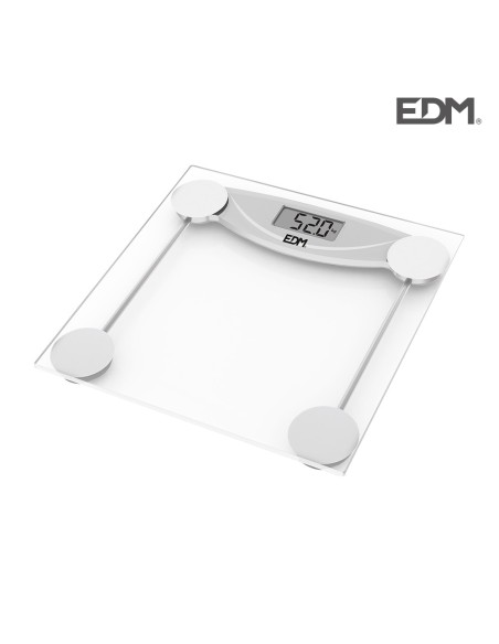 BASCULA TRANSPARENTE MA  180KG EDM