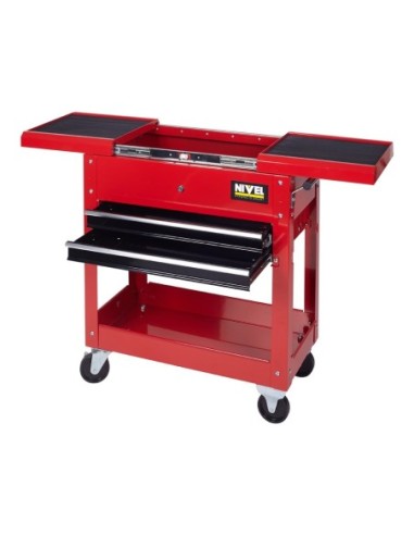 CARRO HERRAM 705 370 830MM TALLER MOVIL 02 CAJONES NIVEL