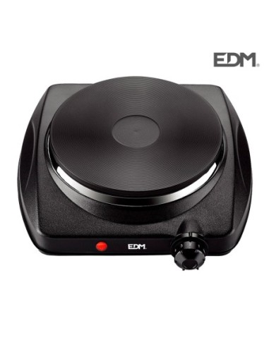 COCINA ELECTRICA NEGRA 1.400W 1 FUEGO CE-A13 EDM