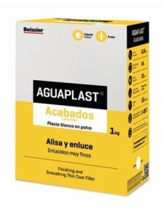 Plaste Aguaplast Acabados Blanco Interior Estuche 1kg 1341